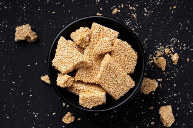 حلاوة السمسمية بأسهل طريقة