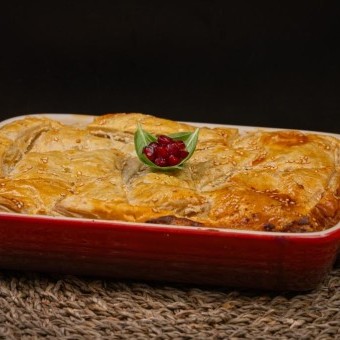 صينية الدجاج بالبف باستري بالفيديو