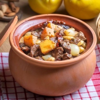 كباب الحلة مع البطاطس