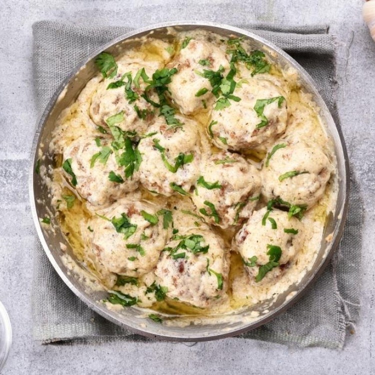 صينية كفتة بالبطاطا والطحينية