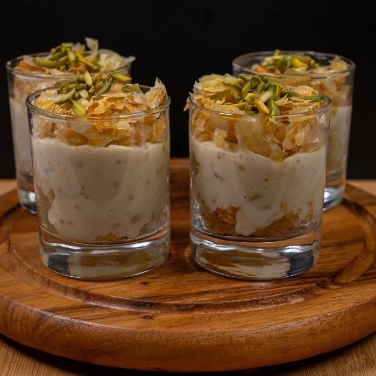 حلا أكواب زبدة الفستق الحلبي بالفيديو