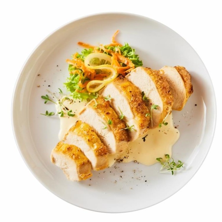 فيليه دجاج بصوص الرانش الكريمي