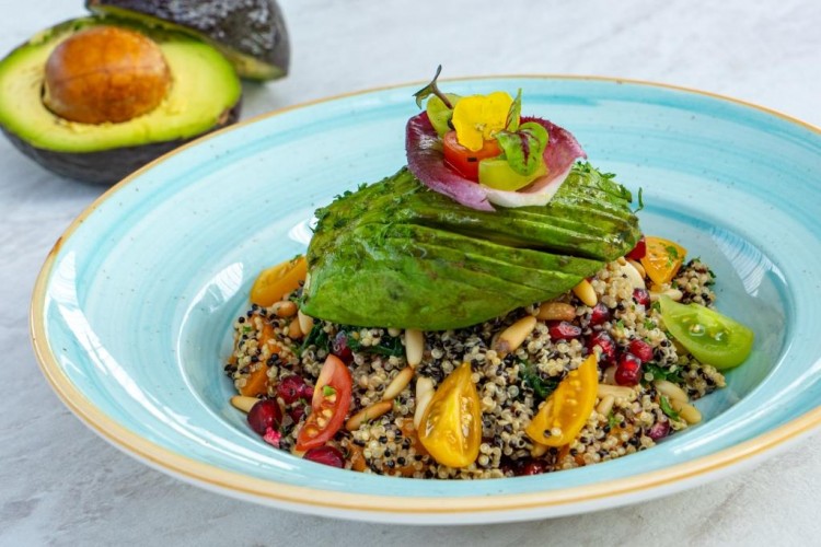 White and Black Quinoa Salad