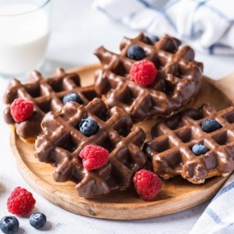 وافل الشوكولاتة