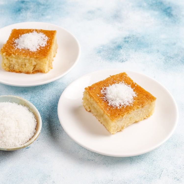 بسبوسة الـ7 كاسات بجوز الهند