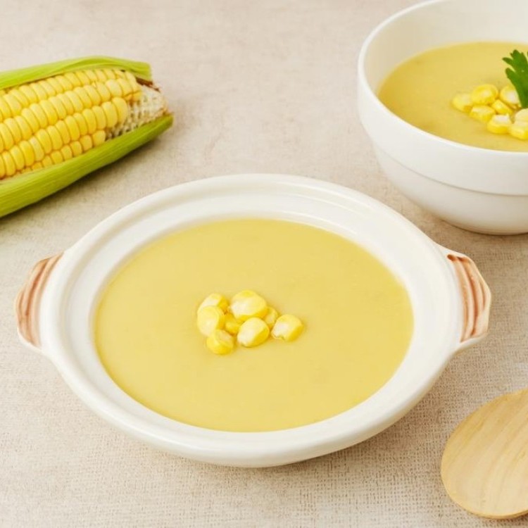 شوربة ذرة بدون دجاج