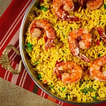 كبسة الروبيان الخليجية السهلة