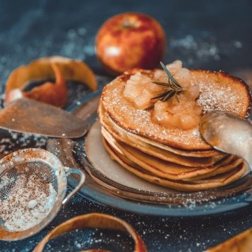 بان كيك هش وسريع لفطور شهي