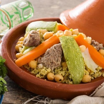 الكسكس المغربي على الطريقة الأصلية