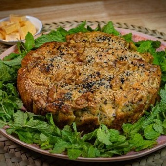 فطيرة العدس بالفرن بالفيديو