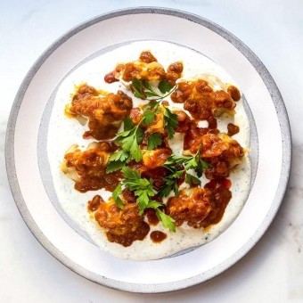 طبق مانتو أفغاني