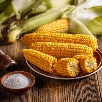 الذرة المسلوقة الصحية