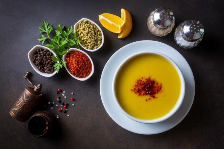 شوربة العدس بالتقلية الشتوية
