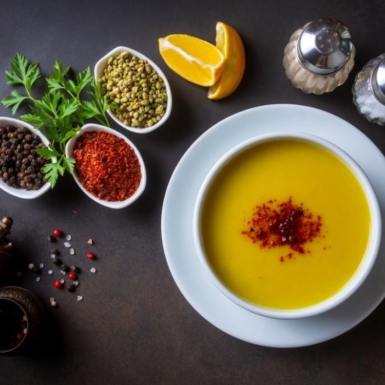 شوربة العدس بالتقلية الشتوية