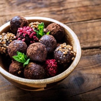 كرات الشوكولاتة الصحية