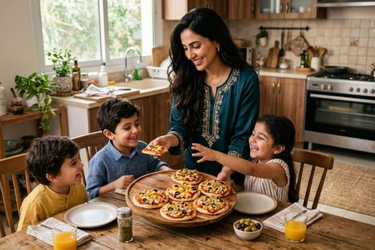 بيتزا الخبز العربي السريعة