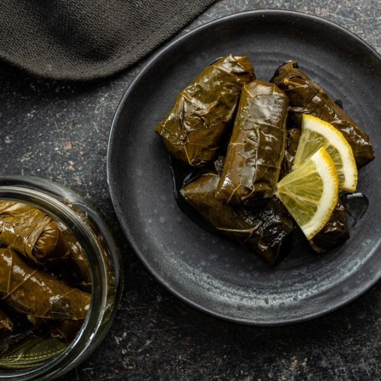 ورق العنب بالزيت والليمون