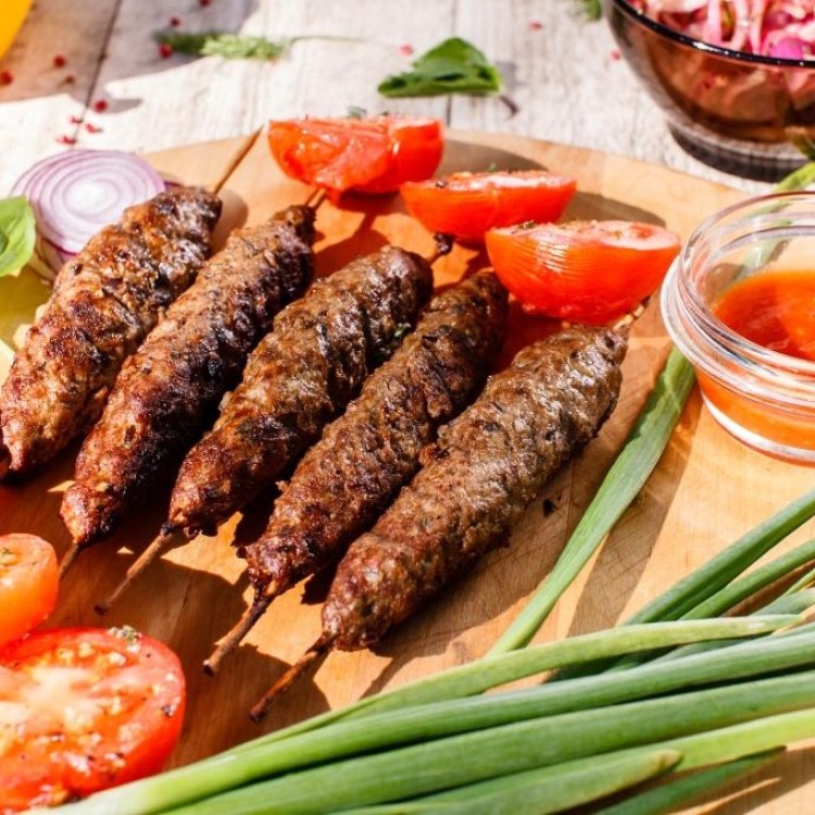 الكفتة اللبنانية على الفحم