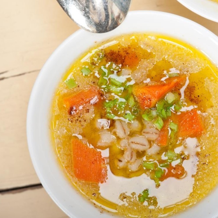 شوربة لسان عصفور على الطريقة الصحية