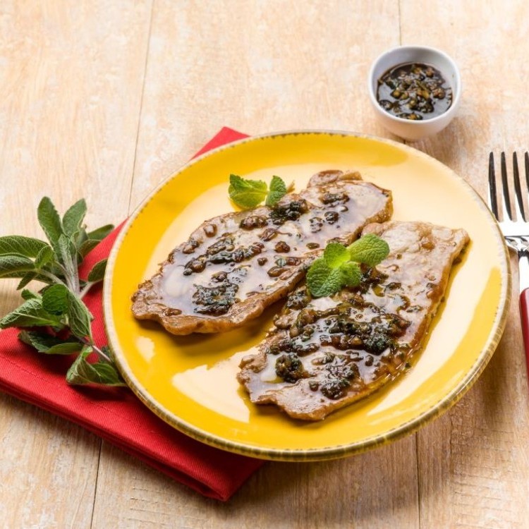 بيكاتا لحم بالمشروم