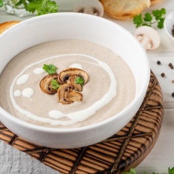 شوربة كريمة الفطر