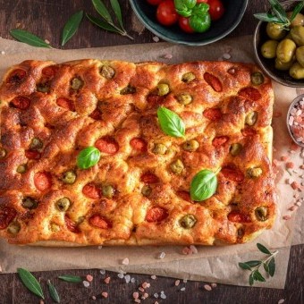 طريقة عمل خبز الفوكاشيا الإيطالي
