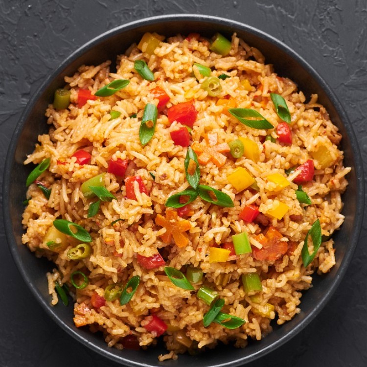 أرز أصفر بالخضار