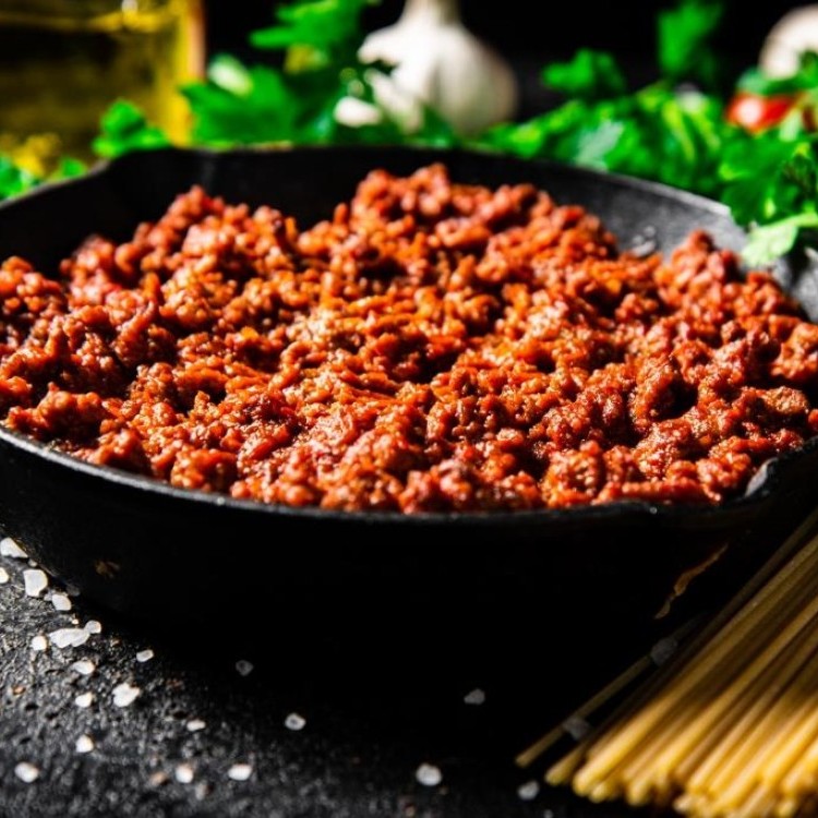 لحم مفروم بالصوص الأحمر للرجيم