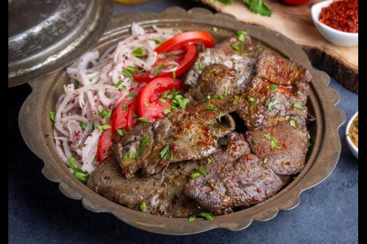 كبدة الخروف لغداء العيد