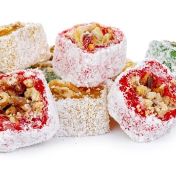 حلقوم تركية بالمكسرات