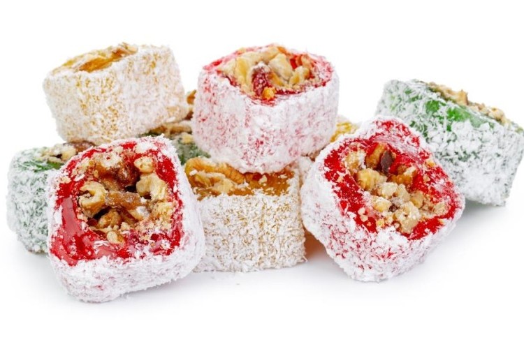 حلقوم تركية بالمكسرات