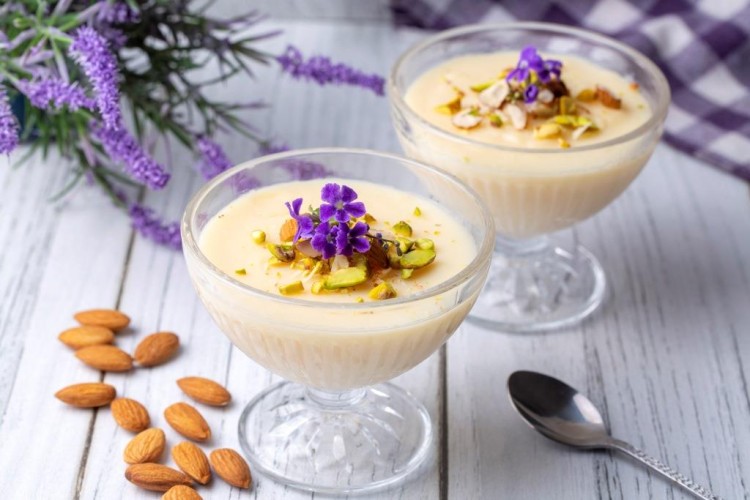 حلى السميد بالحليب البارد