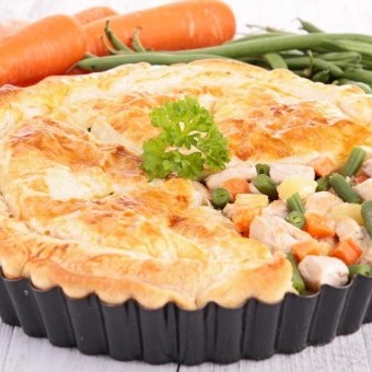 أسهل طريقة لعمل فطيرة الدجاج