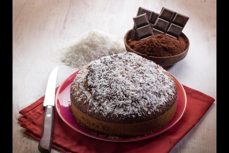 كيكة التمر بجوز الهند