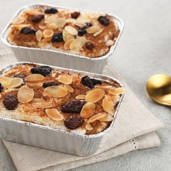 القشد بالتمر والبسكويت