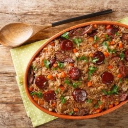 أرز البط البرتغالي التقليدي