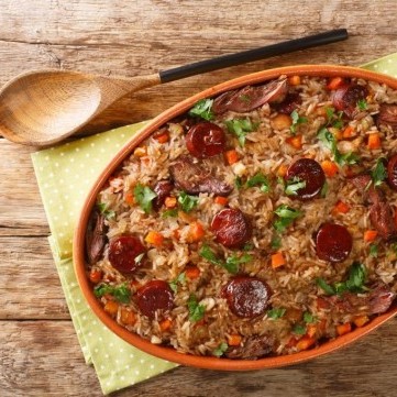 أرز البط البرتغالي التقليدي