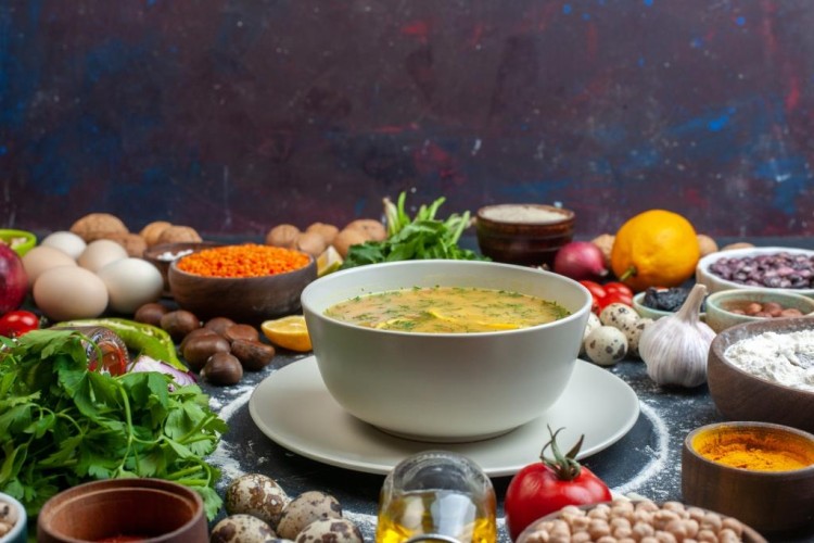 شوربة الخضار بالشوفان