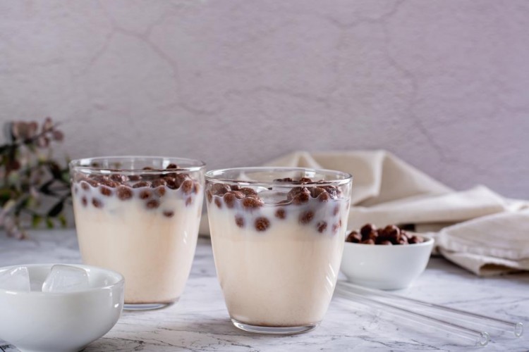 Camel Milk Cocktail with Chocolate and Caramel