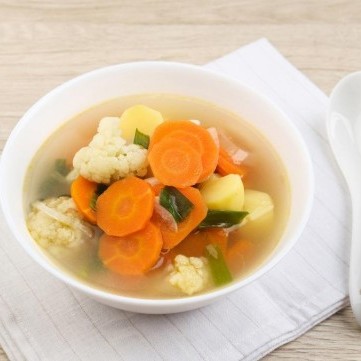 شوربة الخضار بدون مرقة