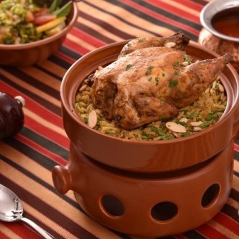 السمان مع أرز الأوزي