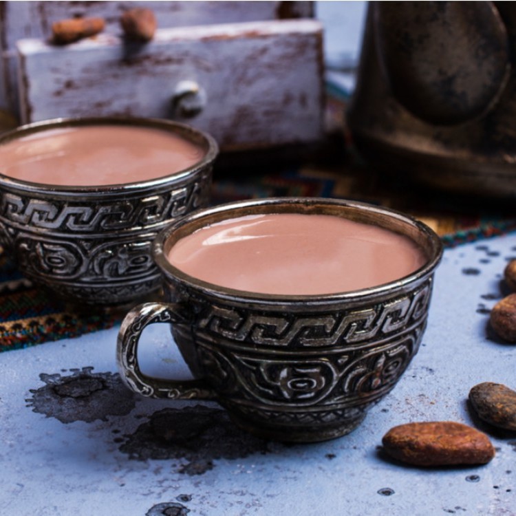 حليب ساخن بالشوكولاتة