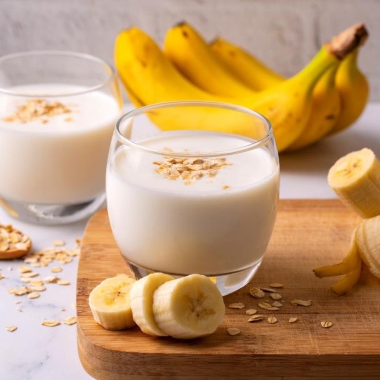 زبادي بالموز والعسل