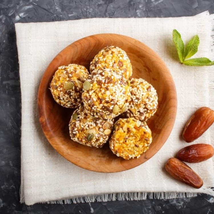 ترافل المشمش بجوز الهند