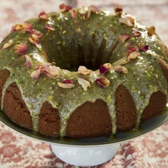 كيك الليمون والفستق