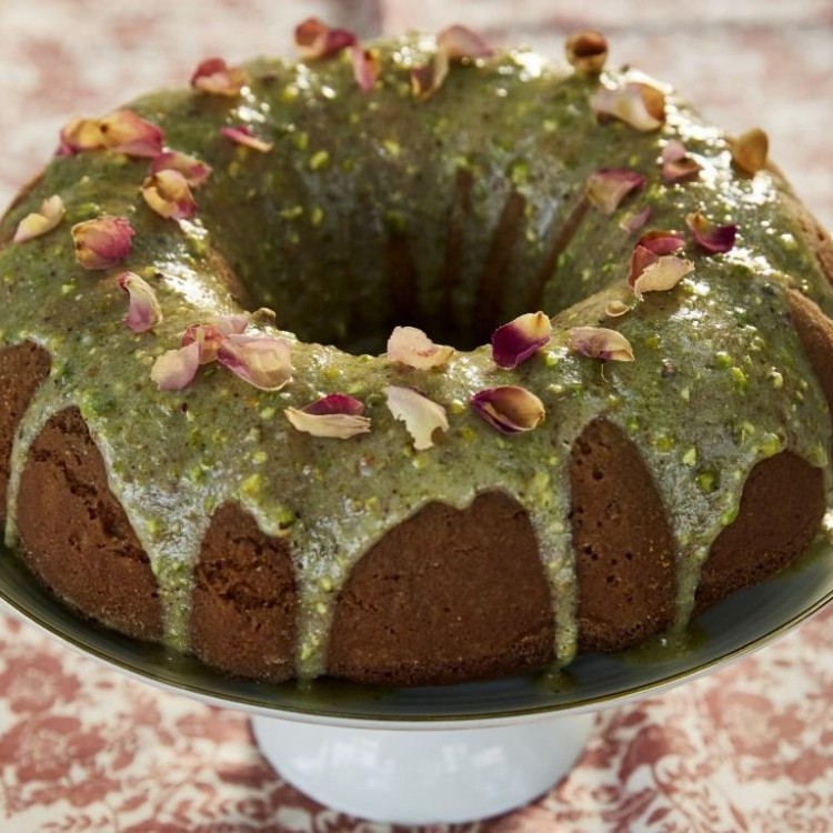 كيك الليمون والفستق