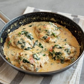 دجاج بالكريمة على الطريقة الخليجية