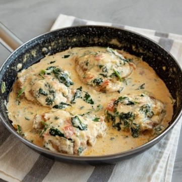 دجاج بالكريمة على الطريقة الخليجية