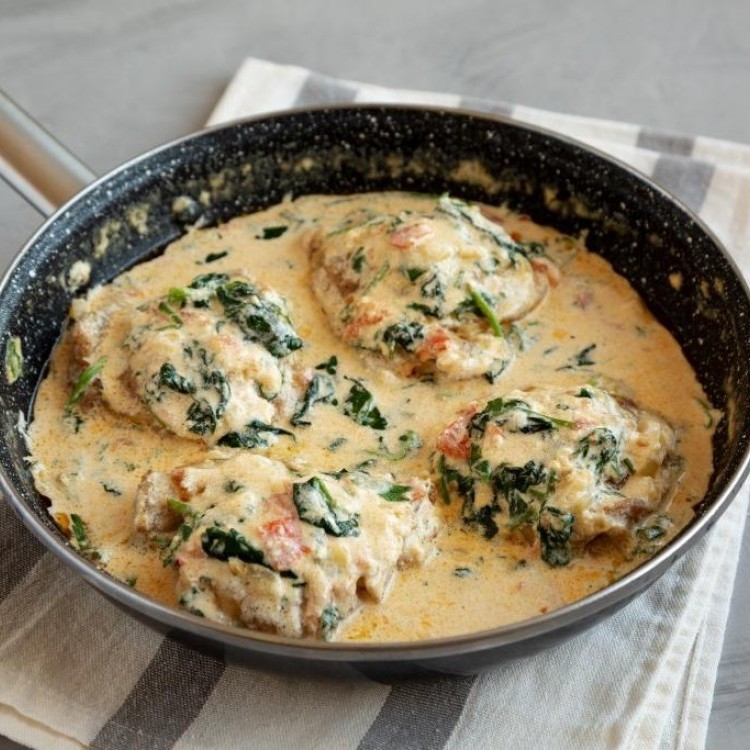 دجاج بالكريمة على الطريقة الخليجية