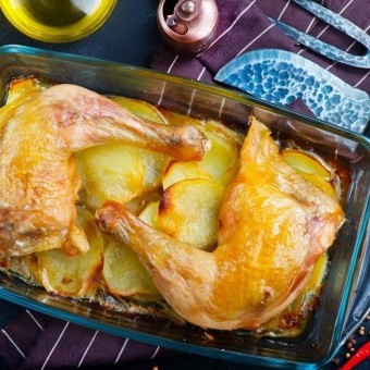 صينية الدجاج بالبطاطس